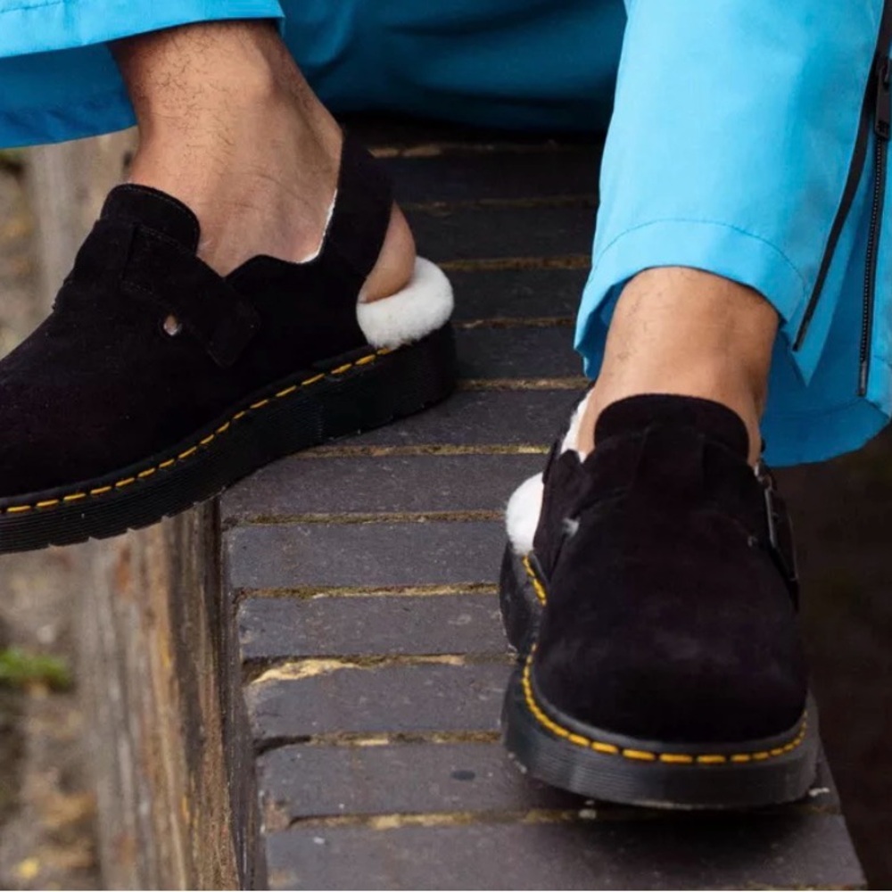 Dr. Martens Jorge Shearling Slingback Mule - Picture 8 of 9